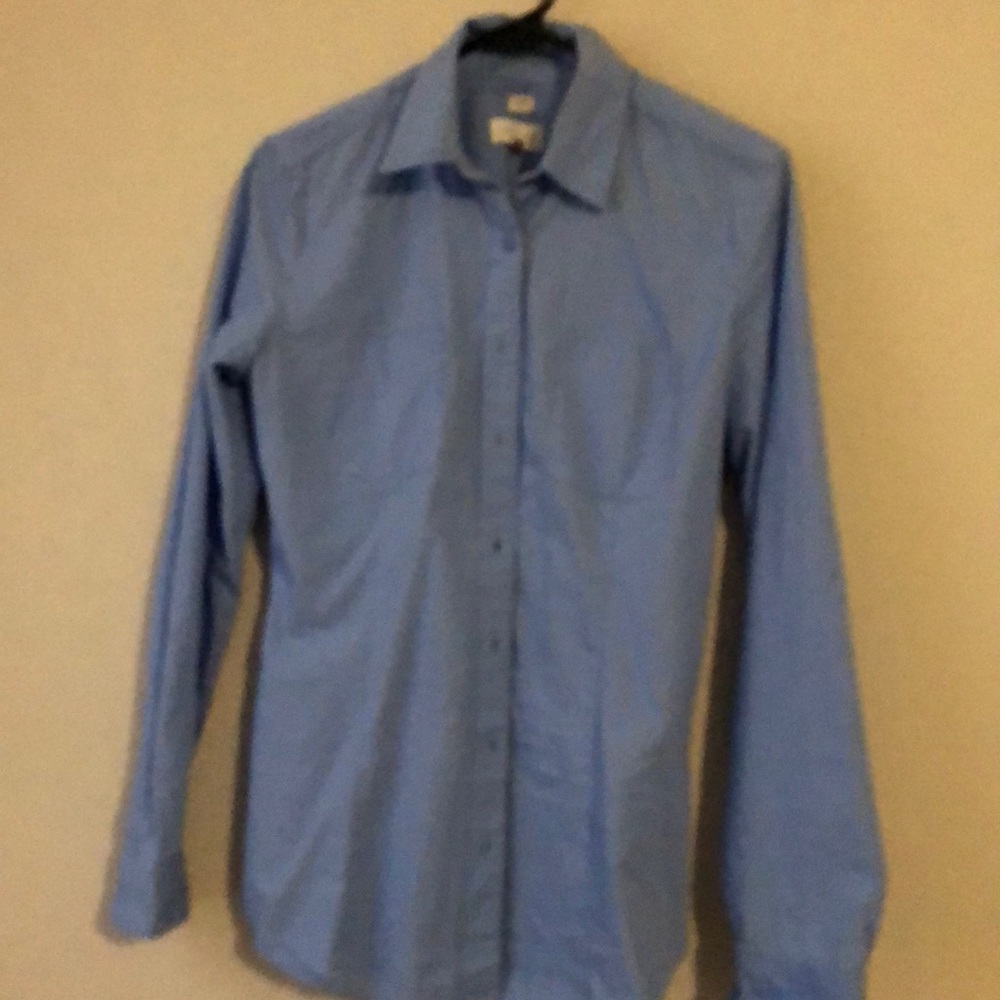 Loft Light Blue Button Down Shirt